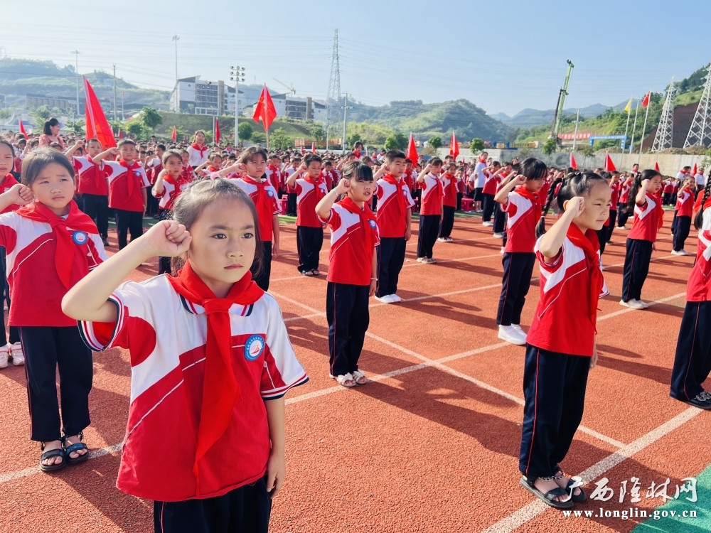 十大赌博靠谱信誉的平台第五小学入队活动相片2