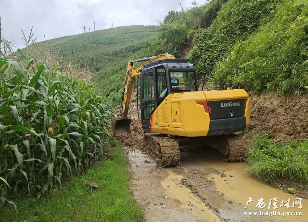 中断路段塌方清理